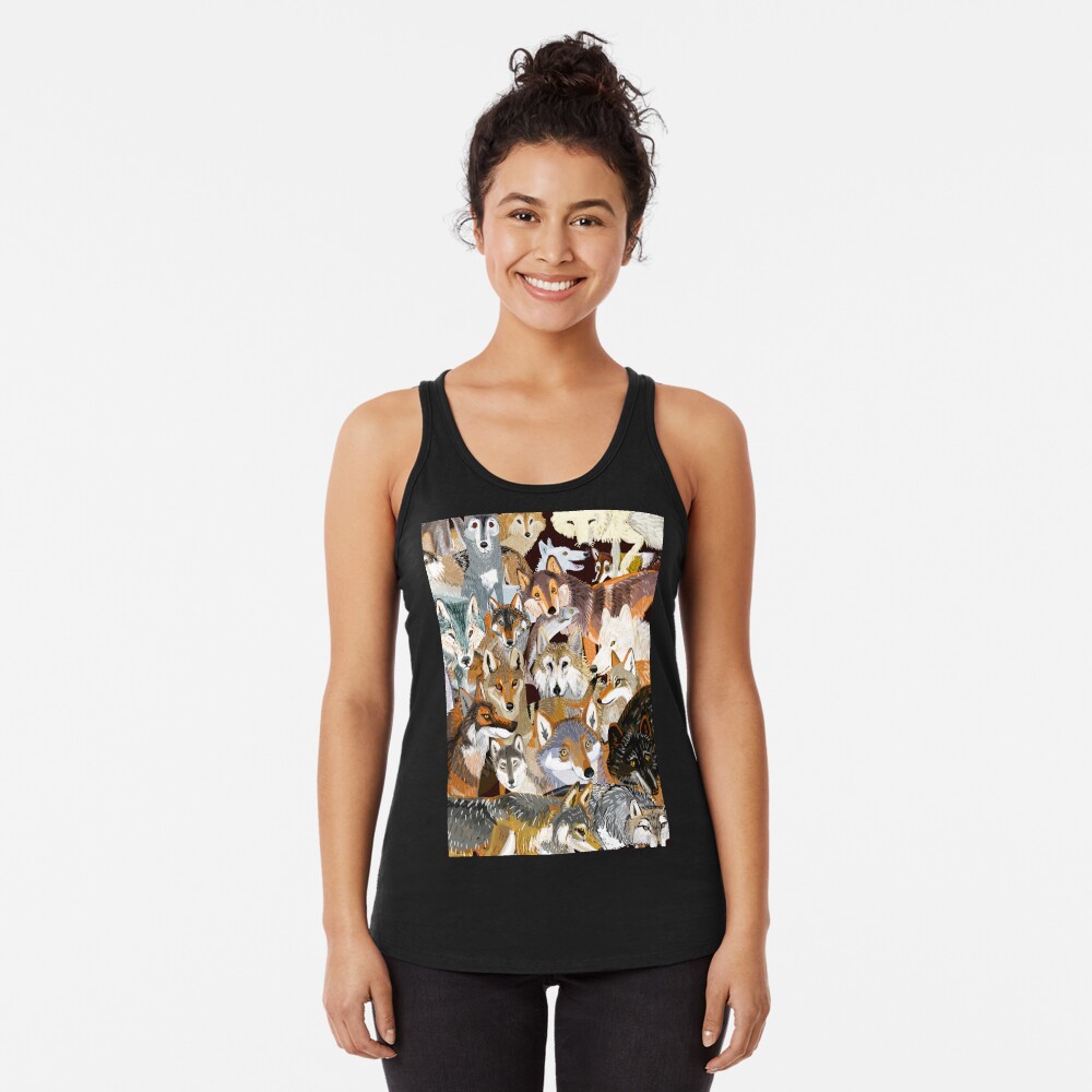 Vista previa del artículo con la obra «Camiseta con espalda nadadora», diseñado y vendido por belettelepink.