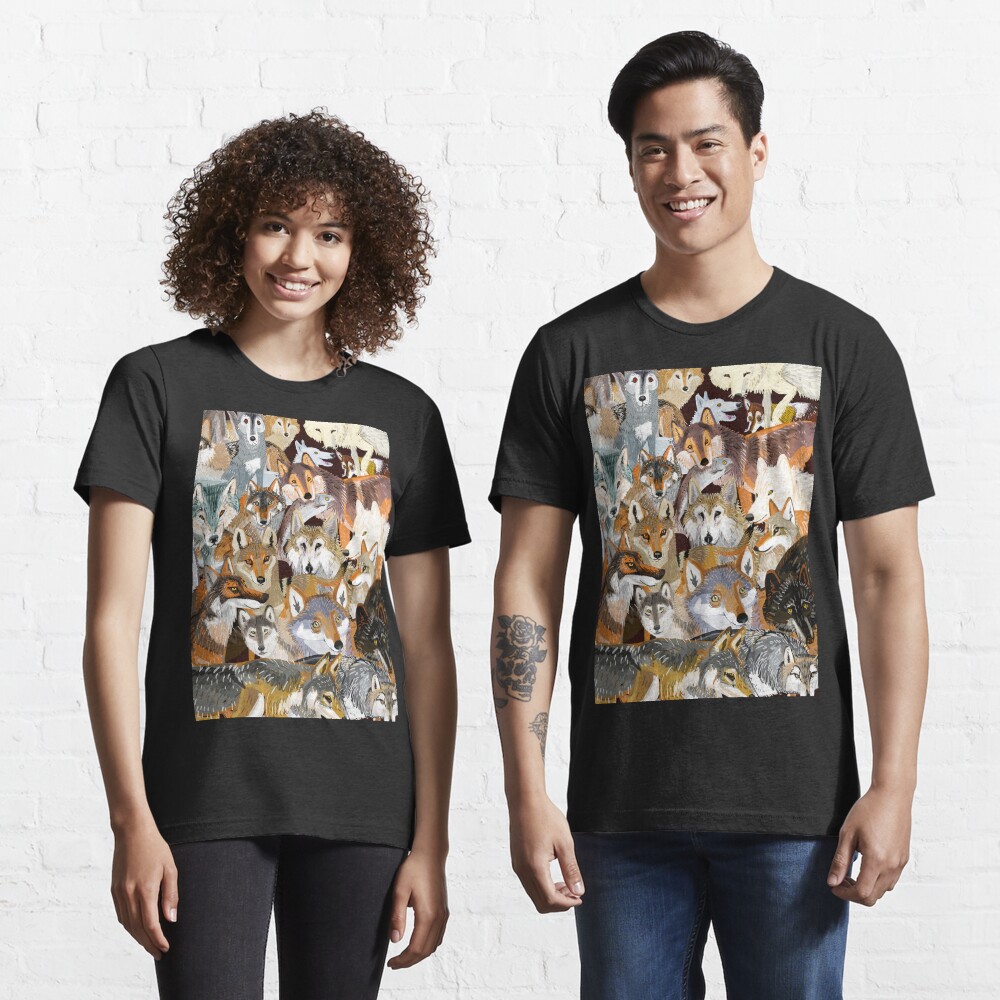 Vista previa del artículo con la obra «Camiseta esencial», diseñado y vendido por belettelepink.