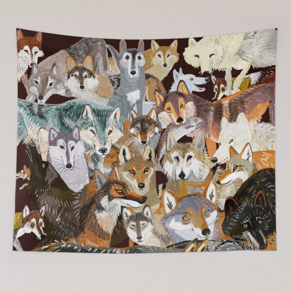Item preview, Wolves oclock Time to Wolf card designed and sold by belettelepink.