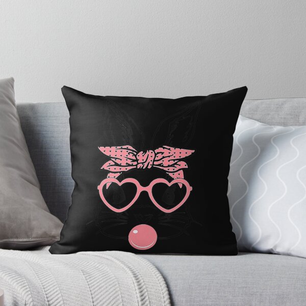 Item preview, Easter Day Cute Bunny With Bandana Heart Glasses Bubblegum . designed and sold by ezechudnbowy.