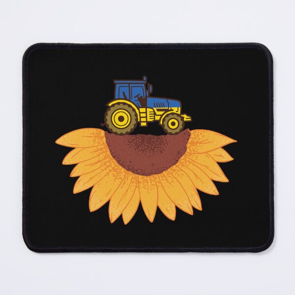 Item preview, Ukrainian Farmer Blue Yellow Tractor designed and sold by artado.