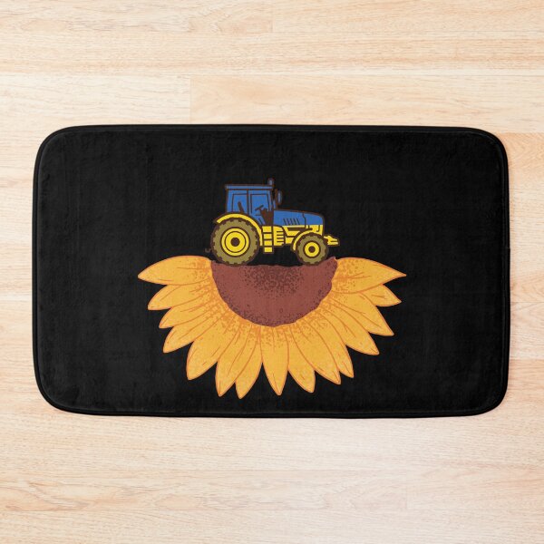 Item preview, Ukrainian Farmer Blue Yellow Tractor designed and sold by artado.