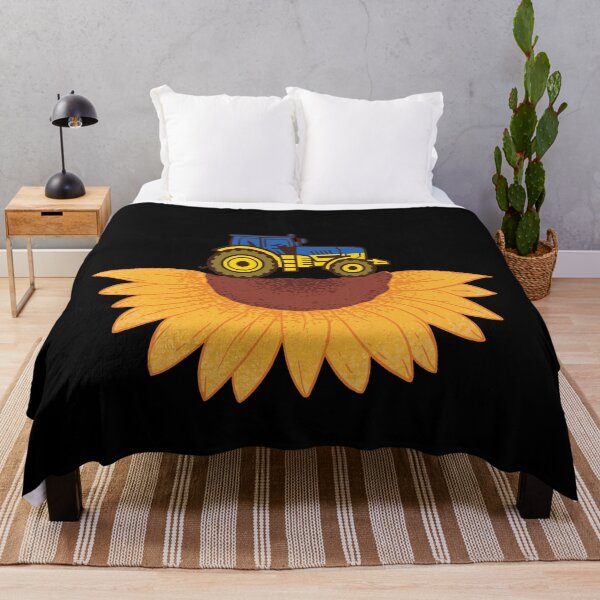 Item preview, Ukrainian Farmer Blue Yellow Tractor designed and sold by artado.