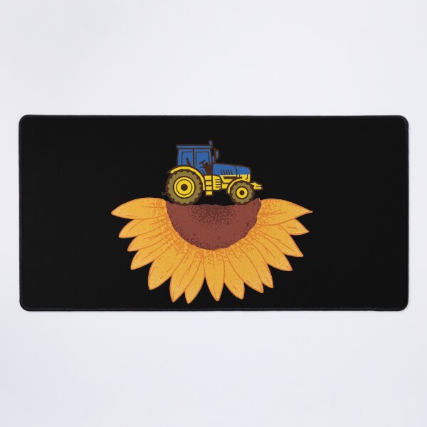Item preview, Ukrainian Farmer Blue Yellow Tractor designed and sold by artado.