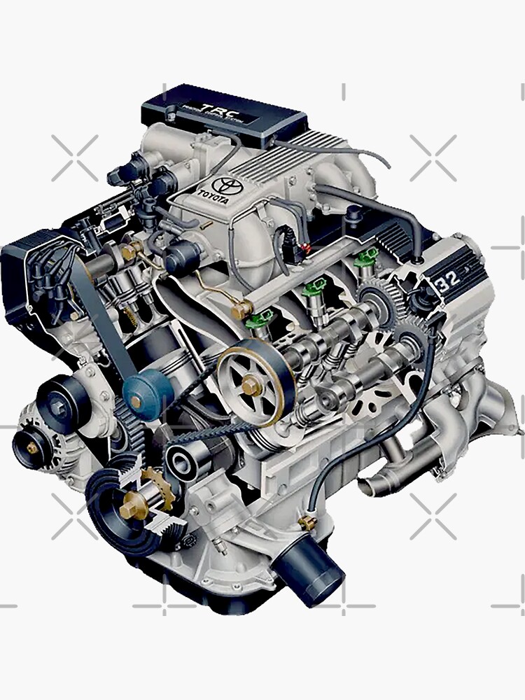 1UZ-FE Engine Sticker