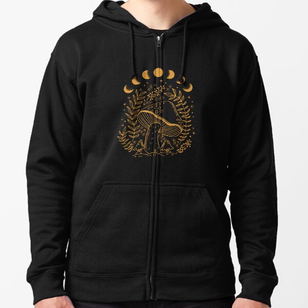 Fantasy Fungus Hoodie Festival Clothing Psychedelic Skull Mens Hoodie Magic Mushrooms Sweatshirt Psilocybin Mushrooms Clothes