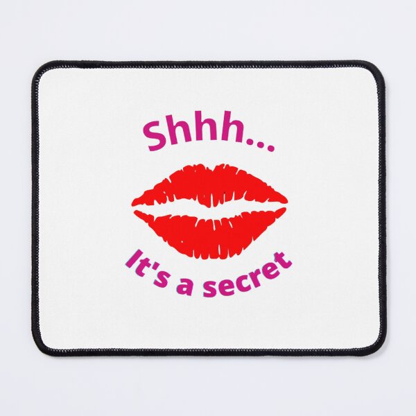 Item preview, Shhh Its A Secret - Red Love Lips designed and sold by Digitalme Designs.