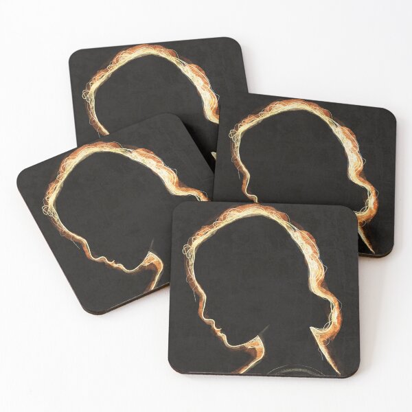 Item preview, Silhouette of a girl in the dark designed and sold by DaisyArtDecor.