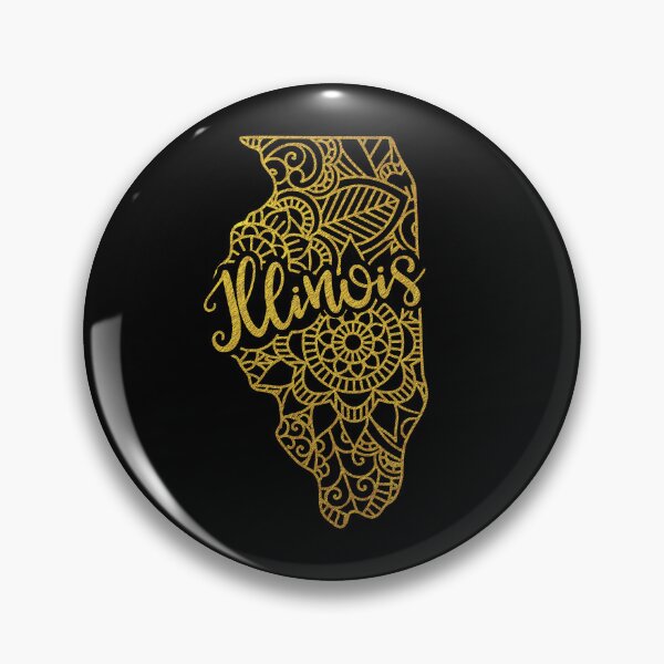 Item preview, Illinois Gold Map designed and sold by OutcastBrain.