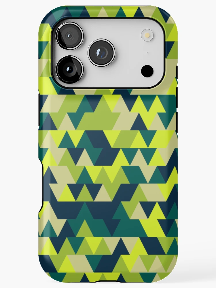 Thumbnail 1 of 4, iPhone Case, Triangles 11 designed and sold by genpythonart.