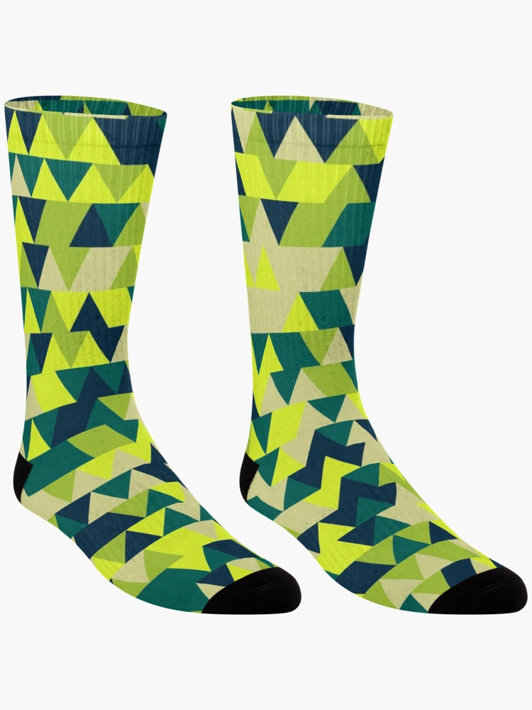 Thumbnail 3 of 5, Socks, Triangles 11 designed and sold by genpythonart.