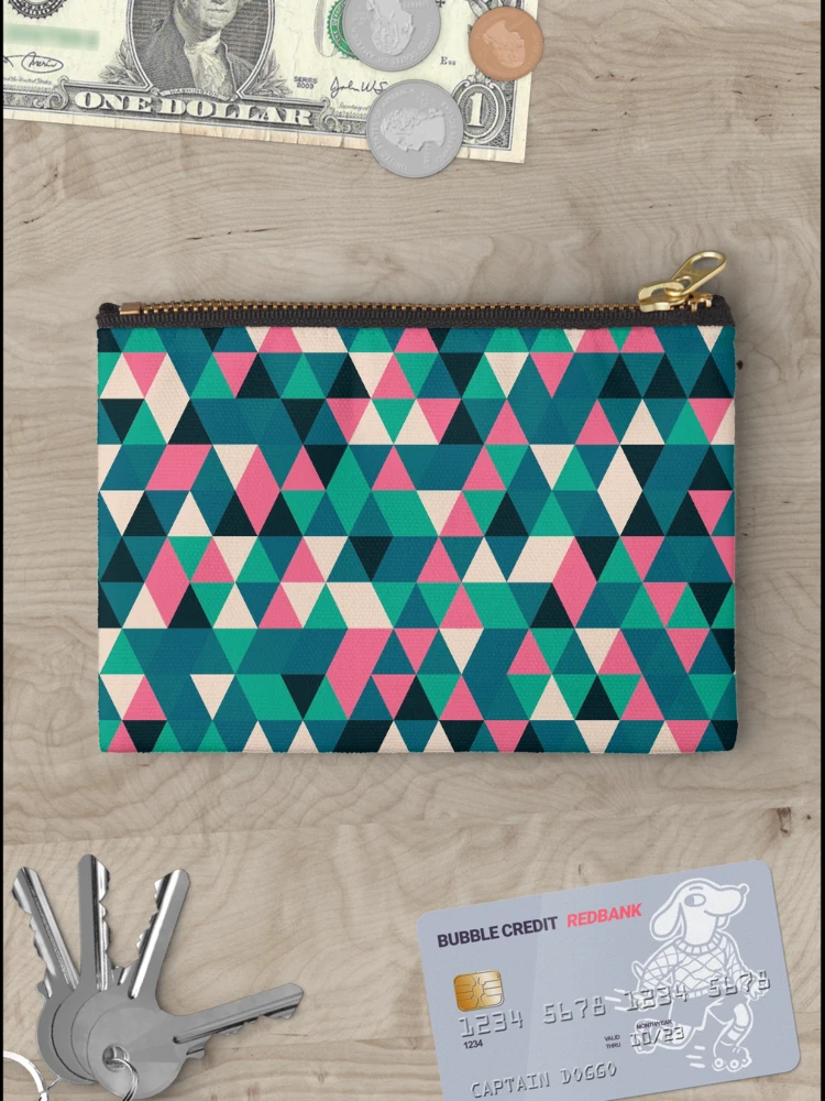 Thumbnail 3 of 4, Zipper Pouch, Triangles 13 designed and sold by genpythonart.