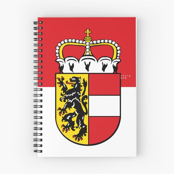 Item preview, Flag of Salzburg, Austria with Coat of Arms designed and sold by Freihalt.