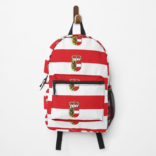 Item preview, Flag of Salzburg, Austria with Coat of Arms designed and sold by Freihalt.