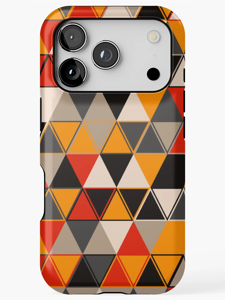 Thumbnail 1 of 4, iPhone Case, Triangles 15 designed and sold by genpythonart.