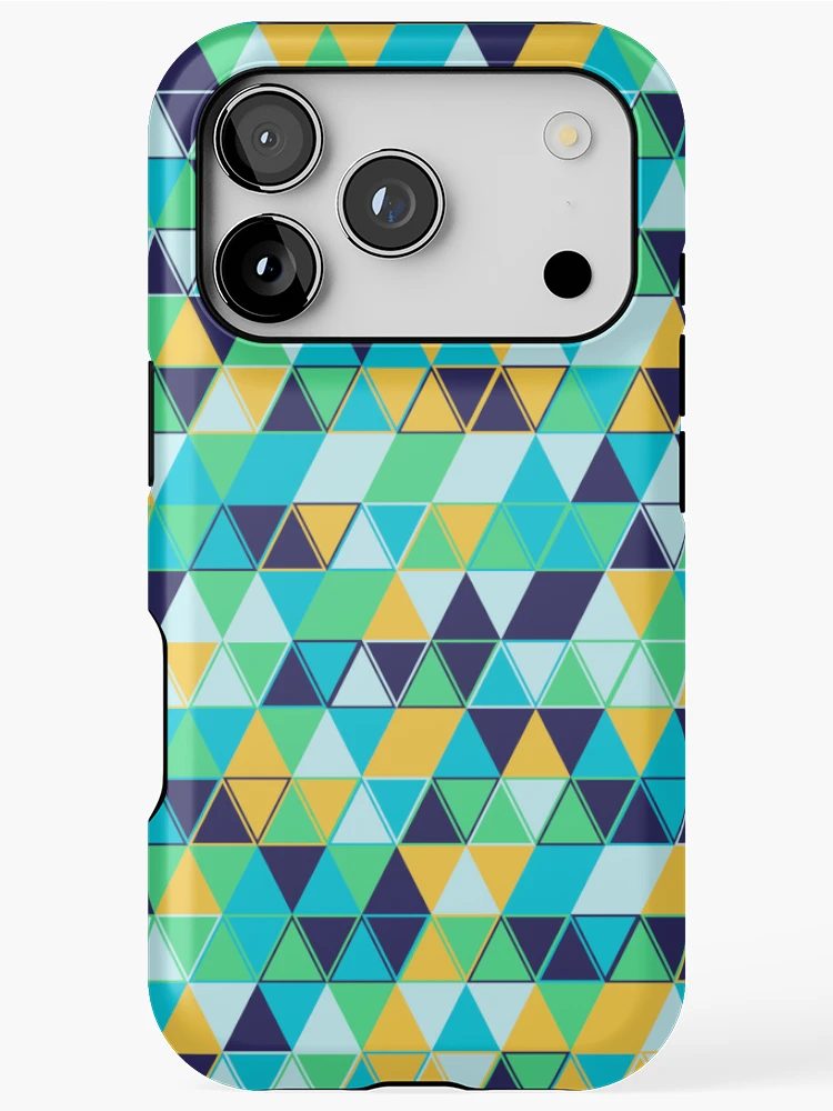 Thumbnail 1 of 4, iPhone Case, Triangles 16 designed and sold by genpythonart.