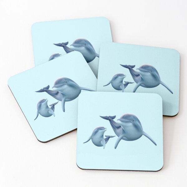 Item preview, Dolphin Two Swimmers designed and sold by NestaReign.
