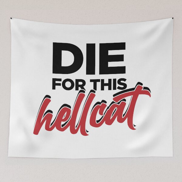 Item preview, Die for this hellcat | shirt v2 designed and sold by Grafik0.