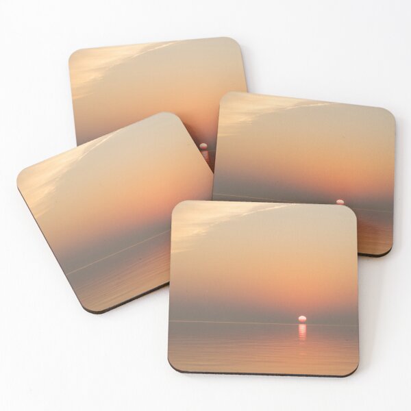 Item preview, Orangey Pink Mist - Colorful Sun Overwater designed and sold by Georgia Mizuleva.