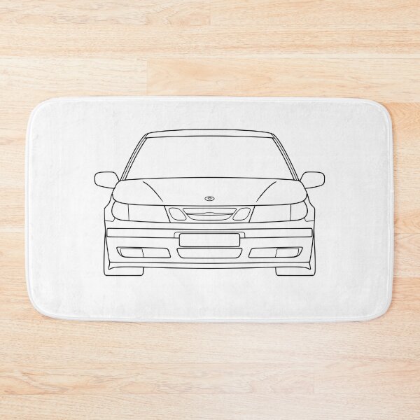 Item preview, Saab 9-5 1997-2001 pre-facelift black lines designed and sold by EdimDesign.