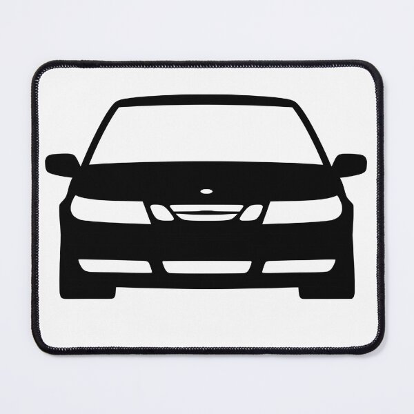 Item preview, Saab 9-5 1997-2001 pre-facelift black silhouette designed and sold by EdimDesign.