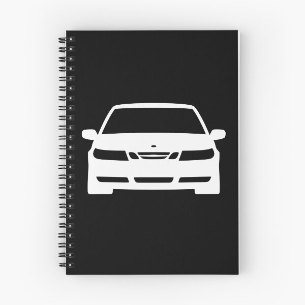 Item preview, Saab 9-5 1997-2001 pre-facelift white silhouette designed and sold by EdimDesign.