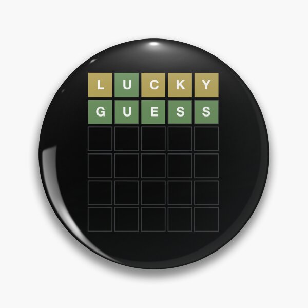 Item preview, Wordle Lucky Guess - Funny Wordl Grid Word Game Design Classic designed and sold by ChristopherNic2.