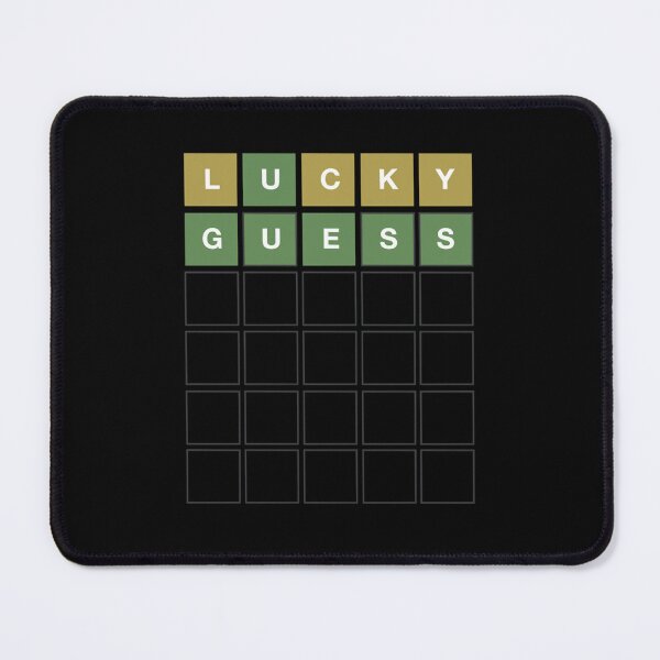 Item preview, Wordle Lucky Guess - Funny Wordl Grid Word Game Design Classic designed and sold by ChristopherNic2.