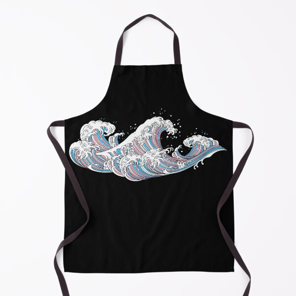 Item preview, Long Japanese Trans Wave. Transgender Pride designed and sold by Subtle Pride Shop.