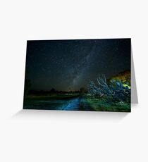 Space Tracks... Greeting Card