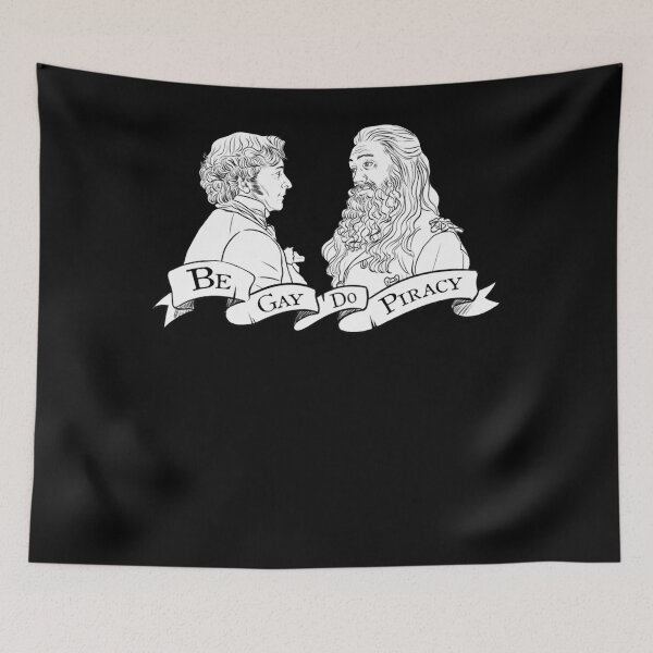 Item preview, Be Gay Do Piracy Classic designed and sold by SonalParikh3.