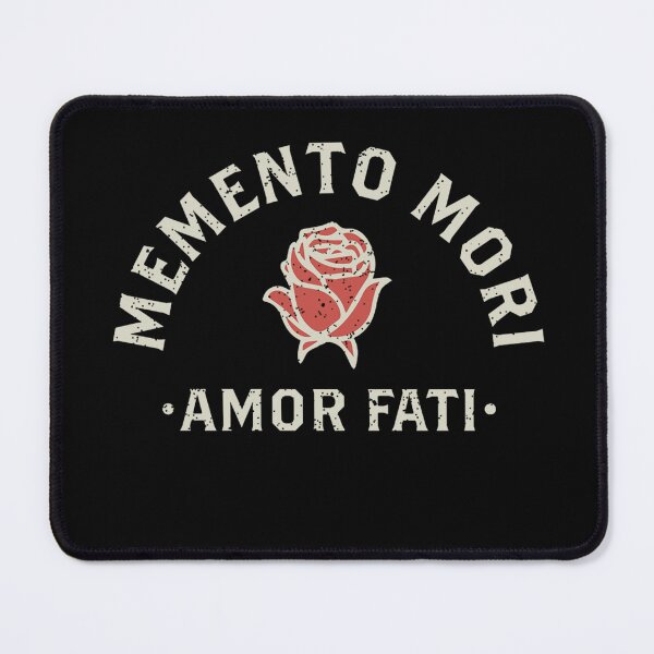 Item preview, Stoicism Quote Amor Fati Memento Mori Rose Graphic designed and sold by Azhalltorm.