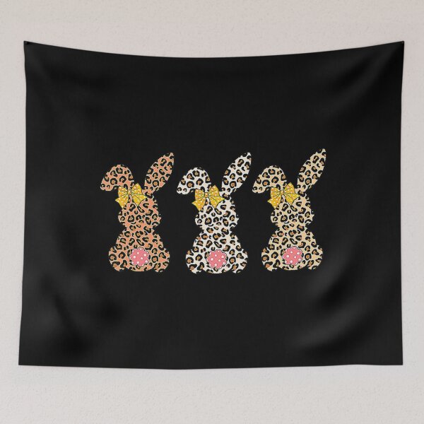Item preview, Easter Leopard Bunny Rabbit Palm Sunday Girls Women Kids . designed and sold by ezechudnbowy.