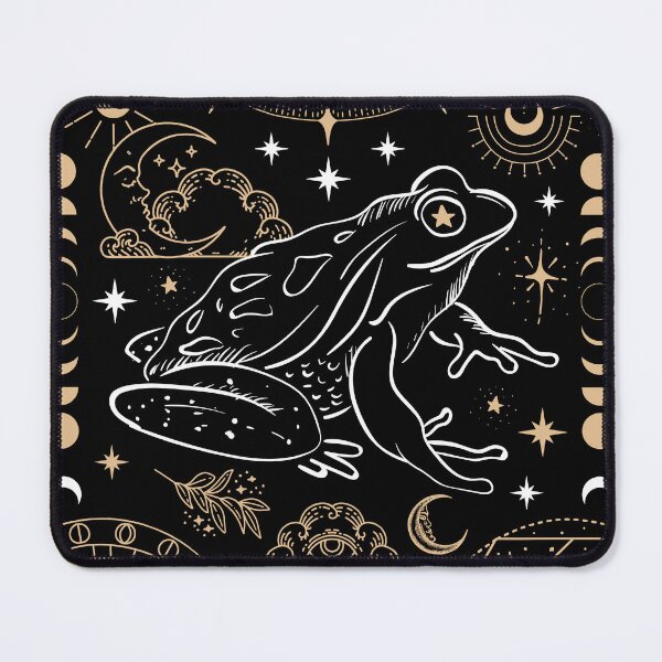 Item preview, Dark Academia Gothic Frog: Grunge Moon Phases Magic, Fairycore Occult Goth Fantasy designed and sold by MinistryOfFrogs.