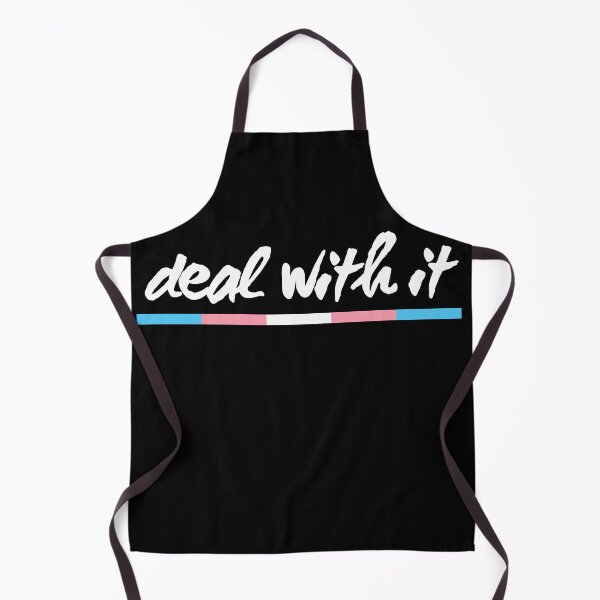 Item preview, Deal With It Trans. Transgender Pride designed and sold by Subtle Pride Shop.