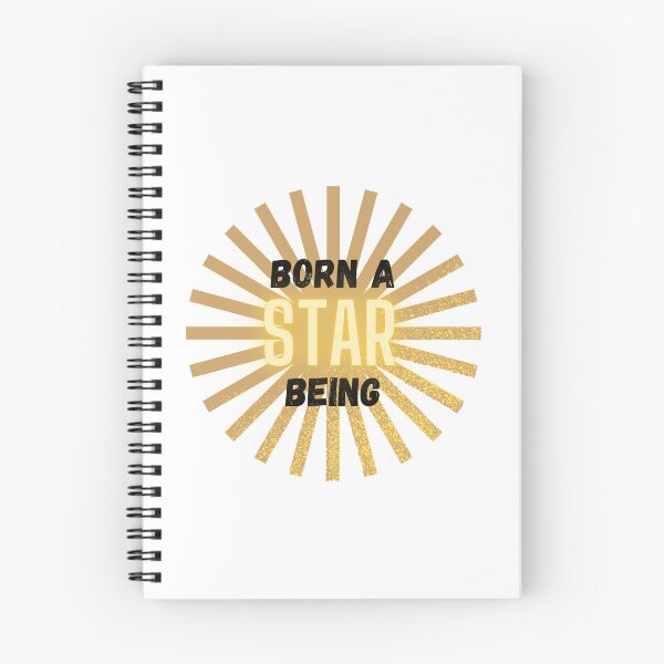 Item preview, Born a Star Being | Bronze and Black Text Design | Enlightened | Cosmic Being designed and sold by FrequencyV.