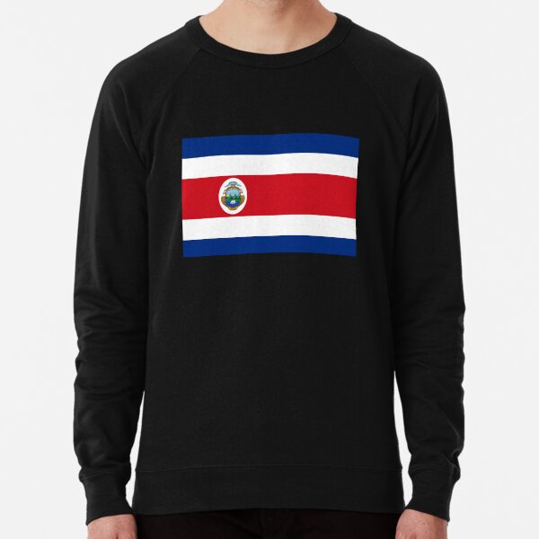bandera de costa rica Sudadera ligera