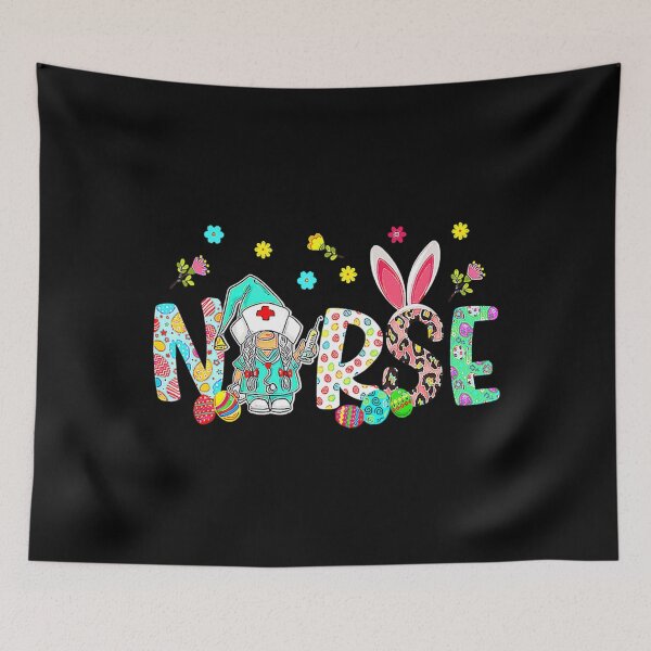 Item preview, Easter Leopard Decor Bunny Ears Nurse Gnome Happy Easter Day . designed and sold by ezechudnbowy.