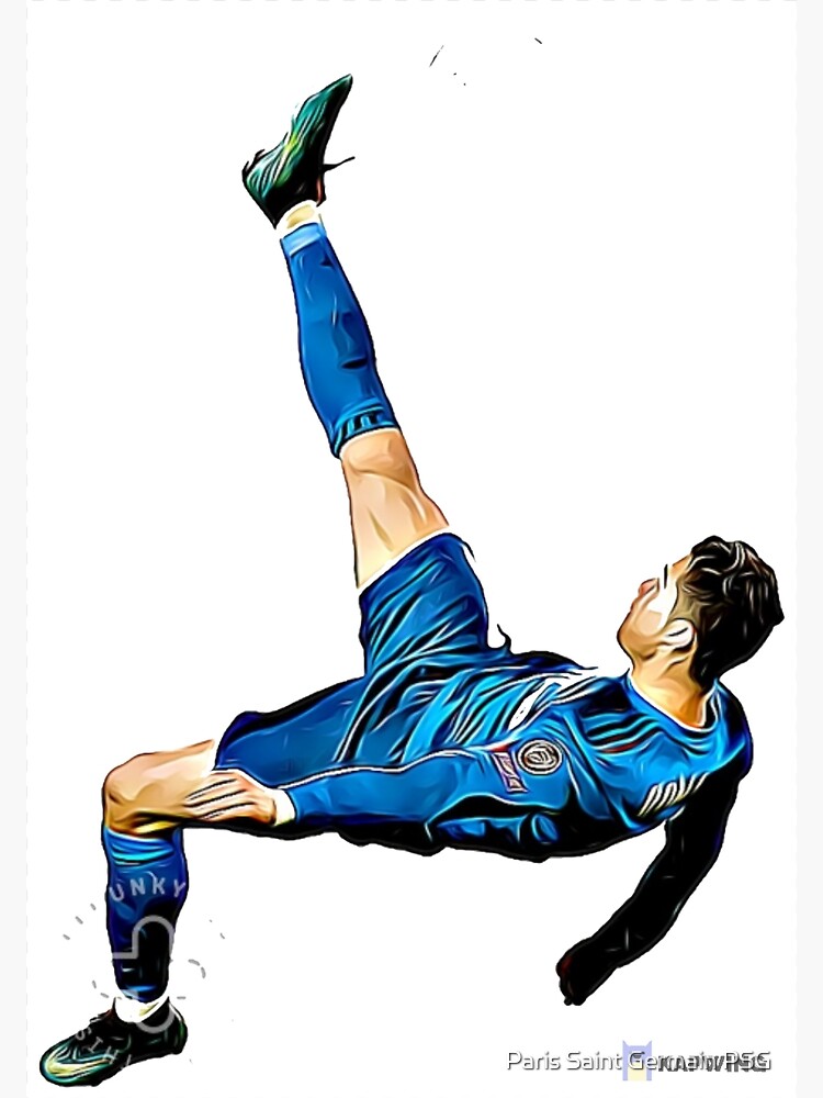 Cristiano Ronaldo Bicycle Kick Premium Matte Vertical Poster sold by