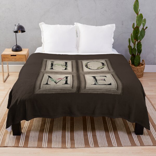 Item preview, Vintage Home Framed Floral Illustrated Letters designed and sold by WesternExposure.