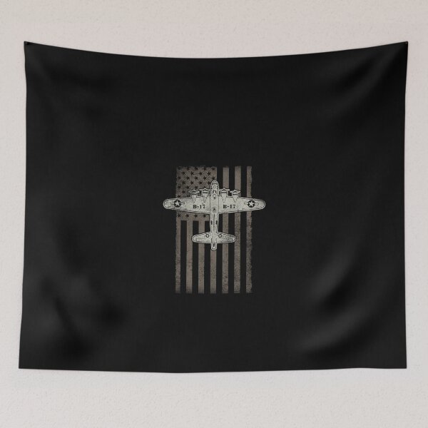 Item preview, B17 Bomber WW2 Plane Aircraft USA Flag Veteran Pilot Gift designed and sold by Toralloisa.