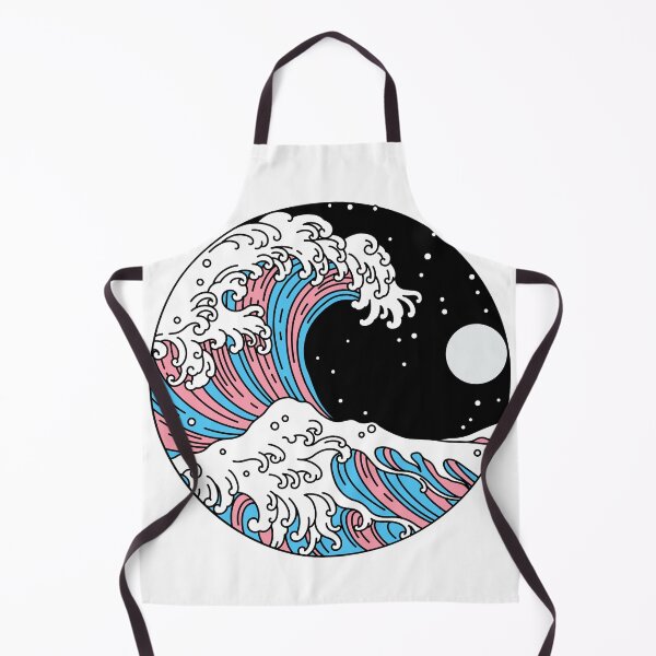 Item preview, Circular Japanese Trans Wave. Transgender Pride designed and sold by Subtle Pride Shop.