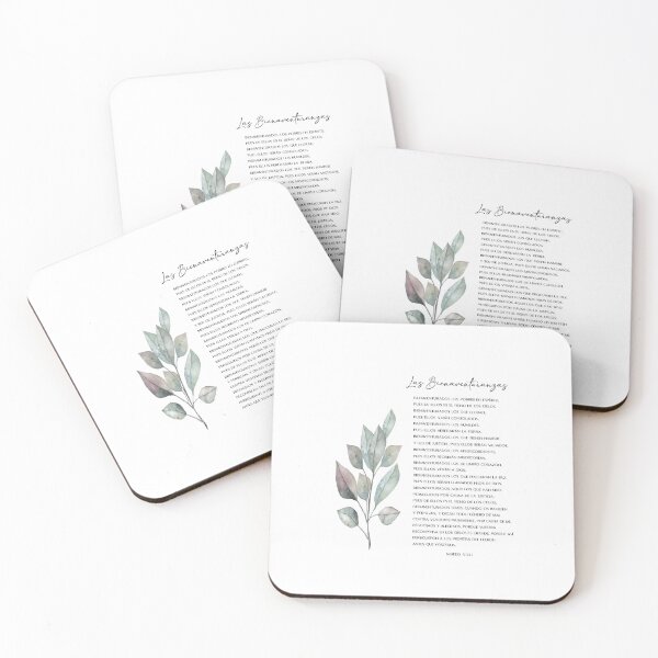 Item preview, Mateo 5:3-12, Spanish Bible Verse designed and sold by latiendadearyam.