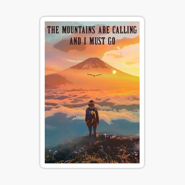 Joy of Giving Small Novelty Magnet The Mountains are Calling