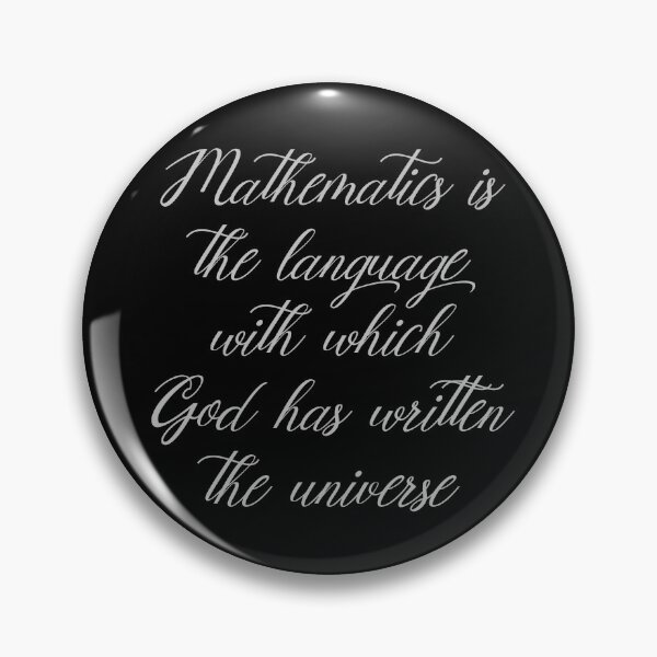 Item preview, Mathematics Is The Language With Which God Has Written The Universe - Galileo Quotes - Math Teacher designed and sold by PhiloJourney.