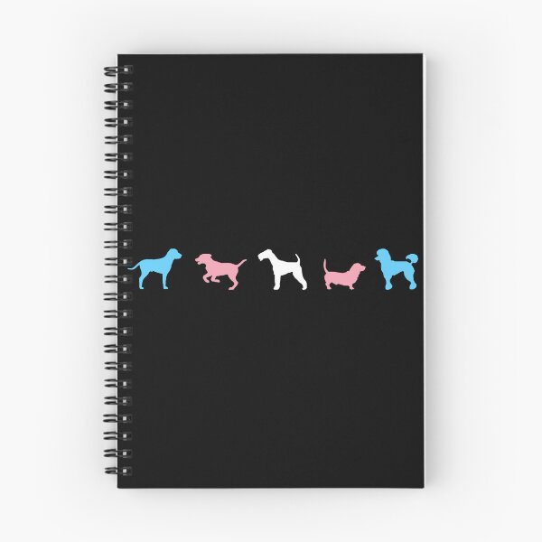 Item preview, Cute Dogs Trans. Transgender Pride designed and sold by Subtle Pride Shop.