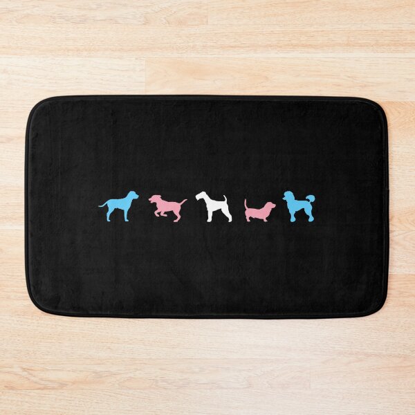 Item preview, Cute Dogs Trans. Transgender Pride designed and sold by Subtle Pride Shop.