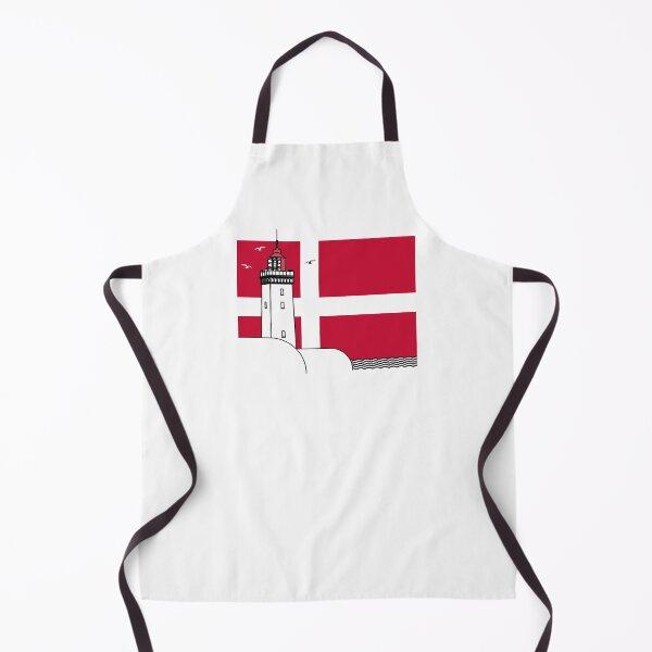 Item preview, Denmark flag with Rubjerg Knude lighthouse designed and sold by Breier.