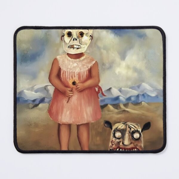 Item preview, Girl with Death Mask by Frida Kahlo designed and sold by FridaBubble.