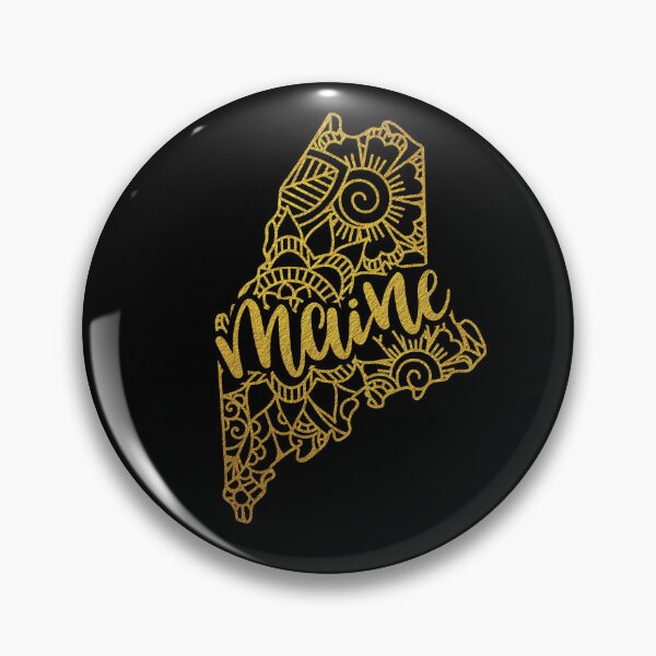 Item preview, Maine Gold Map designed and sold by OutcastBrain.
